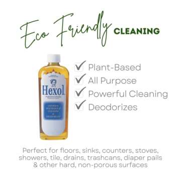 Hexol Deoderant Concentrated General Household Cleaner and Deodorant, 16 Fl. Oz, 6 Bottles, 96 Fl Oz