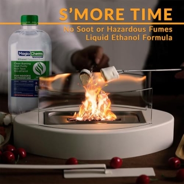 Bioethanol Fuel for Tabletop Firepits and Fireplaces
