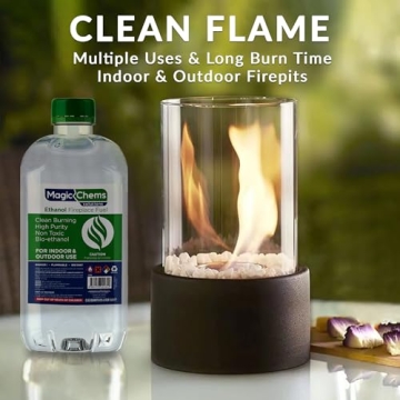 Bioethanol Fuel for Tabletop Firepits and Fireplaces