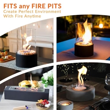 Bioethanol Fuel for Tabletop Firepits and Fireplaces