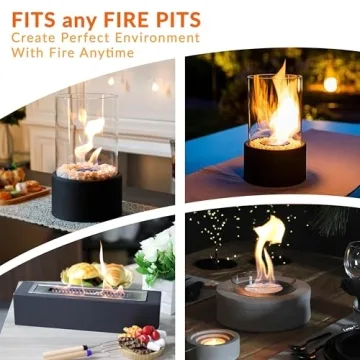 Bioethanol Fuel for Tabletop Firepits and Fireplaces