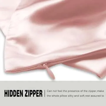 Mulberry Silk Pillow Cases for Hair and Skin Queen Size Silk Pillowcase with Zipper Soft Breathable Smooth Cooling Satin Silk Pillow Covers for Sleeping (Coral,20"X 30",1Pcs)