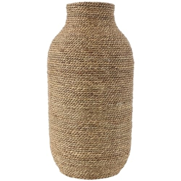 Handmade Seagrass Decorative Vase for Elegant Home Décor