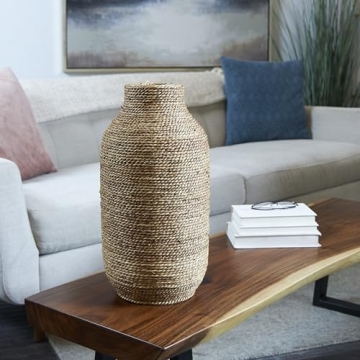 Handmade Seagrass Decorative Vase for Elegant Home Décor