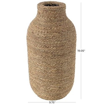 Handmade Seagrass Decorative Vase for Elegant Home Décor