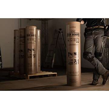 Ram Board Floor Protection Roll, 48" x 100' - Heavy-Duty Floor Covering