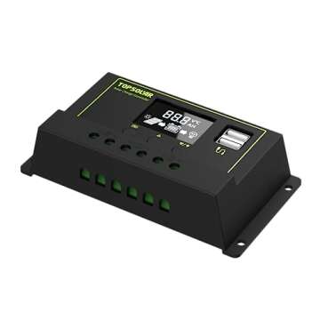 Topsolar 20W Solar Panel Kit for Off Grid Battery Charging