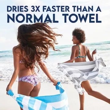 Lightweight Dock & Bay Beach Towel Dry Eco-Friendly Best