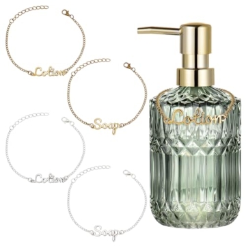 Stylish OLYCRAFT Soap & Lotion Dispenser Chain Labels