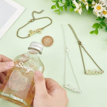 Stylish OLYCRAFT Soap & Lotion Dispenser Chain Labels