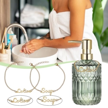 Stylish OLYCRAFT Soap & Lotion Dispenser Chain Labels