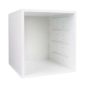 ArtBin 6855SC Super Satchel Cube - 15.5 x 16.75 x 15.625 in. Arts and Crafts Supply Storage with Pre-Drilled Holes, 6 Rail Set, Customizable, White