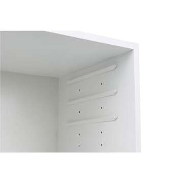 ArtBin 6855SC Super Satchel Cube - 15.5 x 16.75 x 15.625 in. Arts and Crafts Supply Storage with Pre-Drilled Holes, 6 Rail Set, Customizable, White