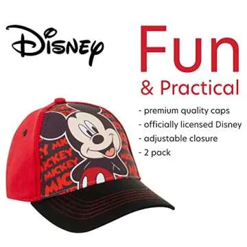 Disney Boys' Baseball, Mickey Mouse Design-2 Piece Set