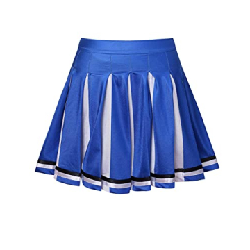 Colorful House Women’s Cheerleader Costume with Pom Poms