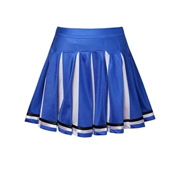 Colorful House Women’s Cheerleader Costume with Pom Poms