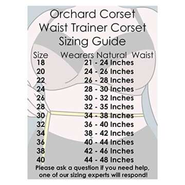 Orchard Corset CS-201 Black Underbust Waist Training Mesh Corset - Size 20