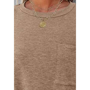 MIROL Women's Stylish Sleeveless Casual Tank Top with Pocket