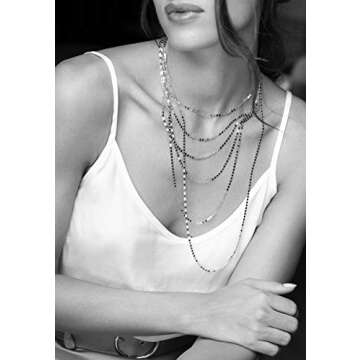 Miabella Italian 925 Sterling Silver Sparkle Mirror Link Chain Necklace for Women, Made in Italy (Length 16 Inches (X-Small))