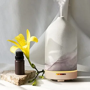 Wanlola Essential Oil Diffuser for Home & Travel - 120ml Ceramic Diffuser