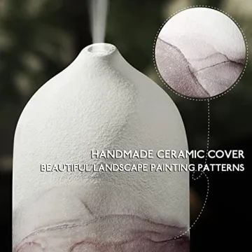 Wanlola Essential Oil Diffuser for Home & Travel - 120ml Ceramic Diffuser