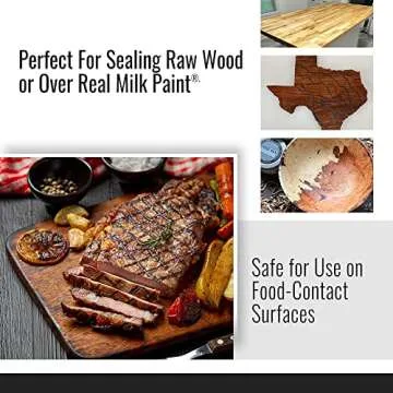 Real Milk Paint Wood Wax for Food Safe Finishes