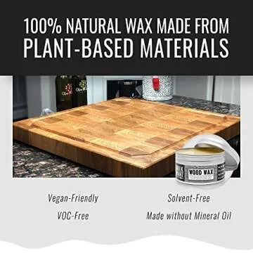 Real Milk Paint Wood Wax for Food Safe Finishes