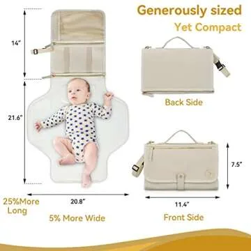 Zaveena Portable Diaper Changing Pad for Stylish Parents