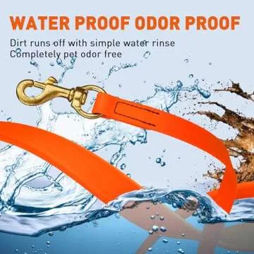 Viper Biothane Durable Working Dog Leash - 25 Colors Available