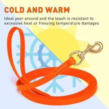 Viper Biothane Durable Working Dog Leash - 25 Colors Available