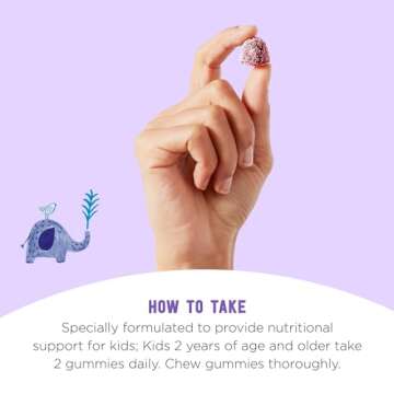 Mama Bear Kids Black Elderberry Gummies - Immune Support 60ct