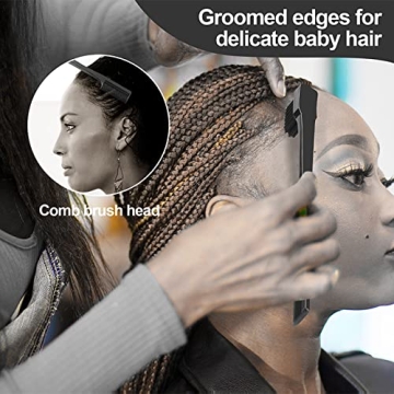 SWEET VIEW Slick Back Grooming Set - 3 Pcs Hair Brushes