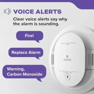 Kidde Smoke & Carbon Monoxide Detector with Voice Alerts