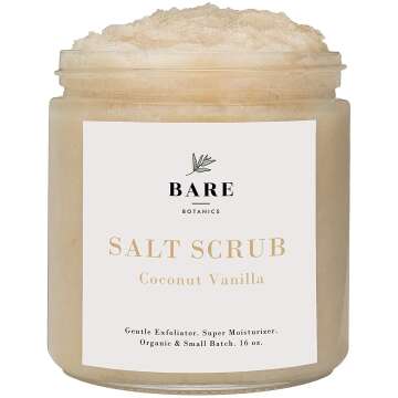 Coconut Vanilla Body Scrub – Natural Exfoliator & Moisturizer