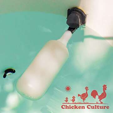 Automatic Chicken Waterer Kit with Float Valve (4 Cups)