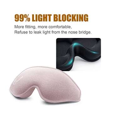 Hunrimu Sleep Eye Mask | Comfortable Contour Design for Travel