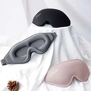 Hunrimu Sleep Eye Mask | Comfortable Contour Design for Travel