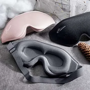 Hunrimu Sleep Eye Mask | Comfortable Contour Design for Travel