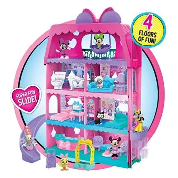 Minnie Mouse Bow-Tel Hotel 20-Piece Playset for Kids