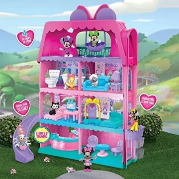 Minnie Mouse Bow-Tel Hotel 20-Piece Playset for Kids