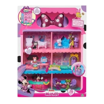 Minnie Mouse Bow-Tel Hotel 20-Piece Playset for Kids