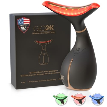 GLO24K Red Light Beauty Device LED Thermal Vibration