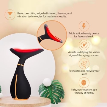 GLO24K Red Light Beauty Device LED Thermal Vibration