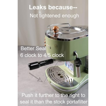 51mm Stainless Steel Portafilter for Delonghi Espresso Machines