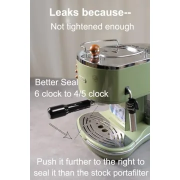 51mm Stainless Steel Portafilter for Delonghi Espresso Machines