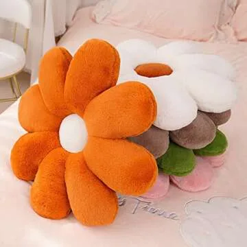 WYIKE Flower Pillow - Cute Plush Cushion for Home