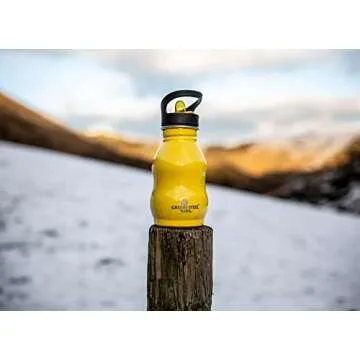 Kids Water Bottle with Straw & Handle - 12 oz Eco Friendly