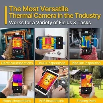 InfiRay P2 Pro Thermal Imaging Camera, Macro Lens, Compact Design