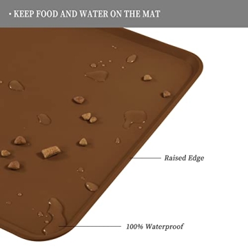 Reopet Waterproof Pet Feeding Mat for Mess-Free Meals