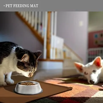 Reopet Waterproof Pet Feeding Mat for Mess-Free Meals
